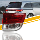 Halogen Right Tail Light Assembly Compatible with 2014-2017 Honda Odyssey Taillight Rear Lamp Passenger Side Bulb Included Replace#HO2805104 33500TK8A11